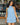 Women’s Sleeveless Halter Neck Mini Dress Sky Blue