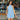 Women’s Sleeveless Halter Neck Mini Dress Sky Blue