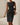 Women’s Sleeveless Midi Dress with Bow Detail Black