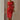 Women’s Sleeveless Midi Dress with Bow Detail Red