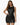 Women’s Sleeveless Mini Dress with Round Neck and Ruched Sides-Mini Dress-CaldwellVoss