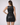 Women’s Sleeveless Mini Dress with Round Neck and Ruched Sides-Mini Dress-CaldwellVoss