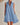 Women’s Sleeveless Mini Dress with Zipper Blue