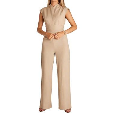 Women’s Sleeveless Wide Leg Jumpsuit-Jumpsuits for women-CaldwellVoss