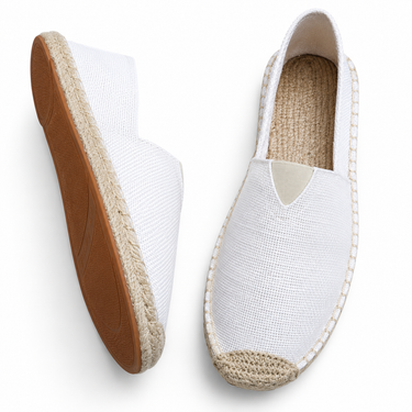 Women’s Slip On Espadrille Style Shoes with Braided Sole Trim-Footwear for women-CaldwellVoss