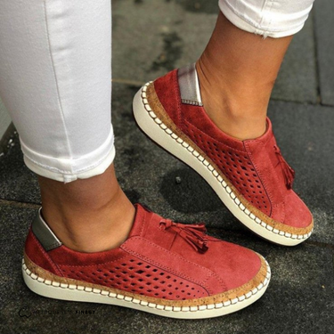 Women’s Slip-On Loafers with Tassel Detail-Footwear for women-CaldwellVoss