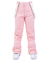 Women’s Straight Leg Ski Pants with Adjustable Suspenders-Pants for Women-CaldwellVoss