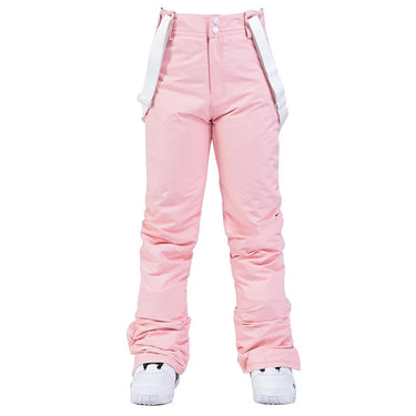 Women’s Straight Leg Ski Pants with Adjustable Suspenders-Pants for Women-CaldwellVoss