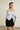 Women's Striped Off-Shoulder Chain Strap Blouse 10