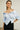 Women's Striped Off-Shoulder Chain Strap Blouse 12