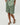 Women's Striped Relaxed Fit Shorts Mint Green