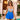 Women’s Swim Dress with Striped Shoulder Straps-Swimwear for Women-CaldwellVoss