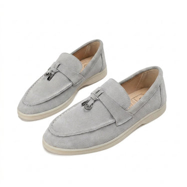 Women's Tassel Detail Moc-Toe Flat Loafers-Footwear for women-CaldwellVoss