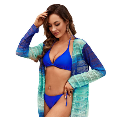 Women’s Triangle Bikini Set with Tie Closures-Swimwear for Women-CaldwellVoss