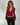 Women’s V-Neck Long-Sleeve Top with Lace Panel and Flared Cuffs-Tops for women-CaldwellVoss