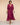 Women’s V-Neck Midi Dress with Tie Waist-Midi Dress-CaldwellVoss