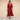 Women’s V-Neck Midi Dress with Tie Waist-Midi Dress-CaldwellVoss