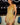 Women's V-Neck Tiered Fringe Mini Dress Gold