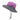 Women's Wide Brim Sun Hat with Ponytail Opening Purple