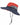 Women's Wide Brim Sun Hat with Ponytail Opening Red