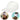 Women’s Wide Brim Visor with Twisted Detail White