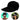 Women’s Wide Brim Visor with Twisted Detail Black