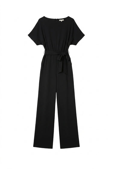 Women’s Wide-Leg Jumpsuit with Tie-Belt-Jumpsuits for women-CaldwellVoss