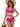 Women's Halter Neck Bikini Set with Striped Elastic Bands and Side Tie Bottoms | imported-image-15