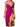 Women's Wrap Midi Dress with Floral Contrast and Tie Straps | imported-image-3