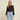 Blouse Women Long Sleeve Side Tie Closure Bow Detail 1