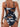 Women's Leaf Print Tankini Set with Twist Front and Side Drawstrings | imported-image-2