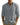 Men's Band Collar Button Down Long Sleeve Shirt Light Gray