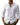 Men's Band Collar Button Down Long Sleeve Shirt White
