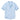 Men’s Band Collar Short Sleeve Popover Shirt with Rolled Cuffs Light Blue