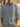 Men's Band Collar Textured Long Sleeve Shirt Light Gray