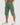 Men's Below-Knee Cargo Shorts with Flap Pockets and Zipper Detail Green