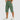 Men's Below-Knee Cargo Shorts with Flap Pockets and Zipper Detail Green