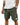 Men's Drawstring Shorts with Side Pockets and Leg Patch Green