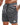 Men's Drawstring Shorts with Side Pockets and Leg Patch Grey