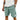 Men's Drawstring Shorts with Side Pockets and Leg Patch Light Green