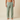 Mens Drawstring Waist Straight Leg Trousers Green