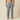 Mens Drawstring Waist Straight Leg Trousers Grey
