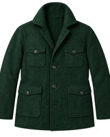 Men’s Field Jacket with Four Flap Pockets-Jackets for men-CaldwellVoss