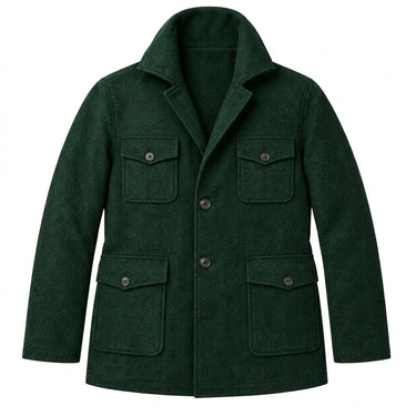 Men’s Field Jacket with Four Flap Pockets-Jackets for men-CaldwellVoss