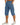 Men's Knee Length Cargo Shorts with Side Pockets and Belt Loops Blue