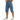 Men's Knee Length Cargo Shorts with Side Pockets and Belt Loops Blue