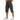 Men's Knee Length Cargo Shorts with Side Pockets and Belt Loops Dark Gray