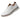 Men's Lace-Up Walking Shoes with Segmented Outsole and Patterned Upper White