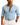 Men’s Long Sleeve Button Down Shirt with Collared Neck and Rolled Cuffs Light Blue