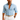 Men’s Long Sleeve Button Down Shirt with Collared Neck and Rolled Cuffs Light Blue